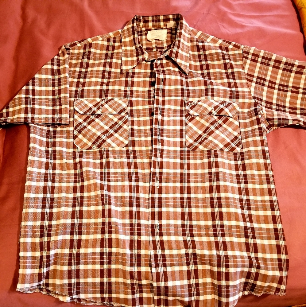 1950s vintage work shirt XL / ROCKABILLY